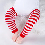 Girls Leg Warmers Stripe  Toddler Leggings Cotton Knee Newborn Tights Infant Soft Cartoon Print Socks Christmas Clothes