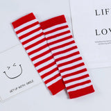 Girls Leg Warmers Stripe  Toddler Leggings Cotton Knee Newborn Tights Infant Soft Cartoon Print Socks Christmas Clothes