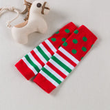 Girls Leg Warmers Stripe  Toddler Leggings Cotton Knee Newborn Tights Infant Soft Cartoon Print Socks Christmas Clothes