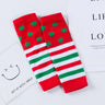 Girls Leg Warmers Stripe  Toddler Leggings Cotton Knee Newborn Tights Infant Soft Cartoon Print Socks Christmas Clothes