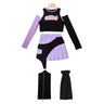 Girls jazz dance long sleeve top skirt children's cool costume set children's hip hop street dance clothing autumn and winter