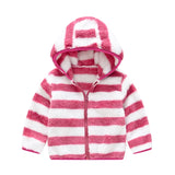 Girls winter cotton jacket fashion all-match thick Keep warm boy fur collar coat Korean version 2-7 years child Quality clothing