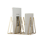 Gold Modern Magazine Racks Small Metal Computer Desks Desktop Bookcase Sideboards Bookends Estante Para Livros Nordic Furniture