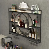 Gold Storage Wine Racks Whisky Holder Modern Display Large Wine Rack Industrial Wall Liquor Store Stojak Na Wino Household Items