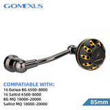 Gomexus Power Handle For Daiwa BG MQ Saltist 1500-8000 Spinning Handle 65mm Fishing Reels