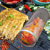 Grate Outdoor Round BBQ Campfire Grid Stainless Barbecue Rack Cooking Grill Family Travel Camping Picnic Cookware