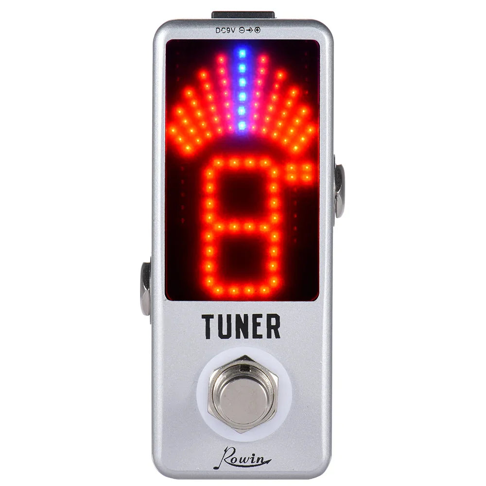 Guitar Tuner Mini Chromatic Tuner Pedal Effect LED Display True Bypass for Guitar Accessories Guitar Bass