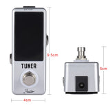 Guitar Tuner Mini Chromatic Tuner Pedal Effect LED Display True Bypass for Guitar Accessories Guitar Bass