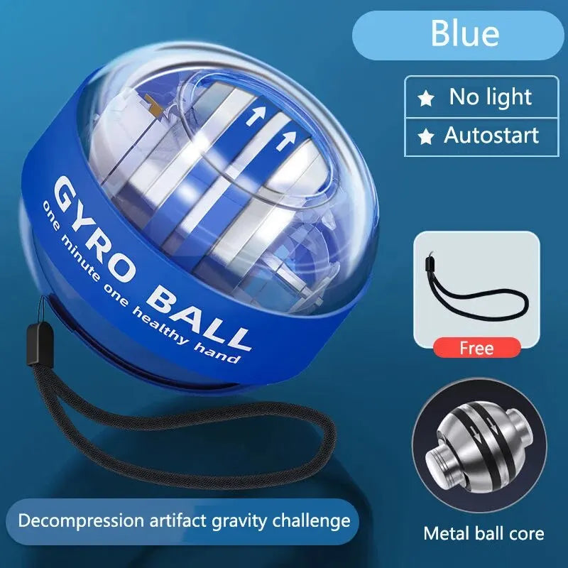 Gyroscopic Powerball Autostart Range Gyro Power Wrist Ball Arm Hand Muscle Force Trainer Fitness Equipment Decompression Toy