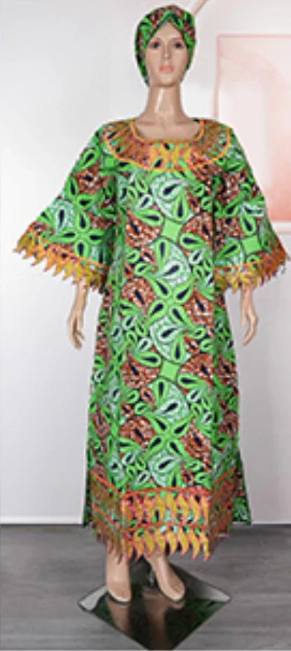 H&D New African Clothes For Women Traditional Embroidery Dresses Bazin Women High quality Party Wedding occasion 2024