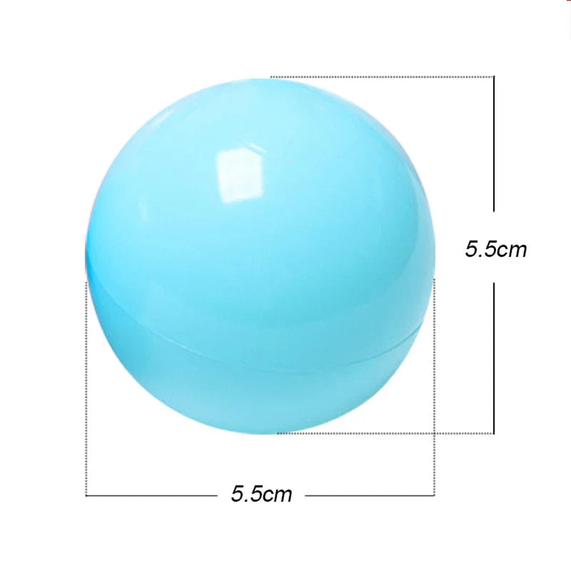 50/100 pcs 5.5/7/8 cm Eco-Friendly Colorful Soft Plastic Ocean Ball Pool Tent Fun Toy Baby Crawling Children Kid Gifts Outdoor