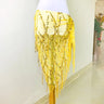 New Style Belly Dance Costumes Sequins Tassel Belly Dance Belts Hip Handkerchief Belts For Women