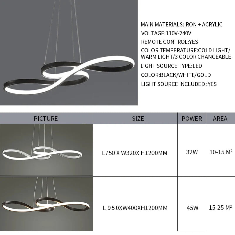 Modern Kitchen Island Pendant Lights Bar Table Dining Room Decor Hanging Lights Remote Dimming Kitchen Led Cord Pendant Lamp