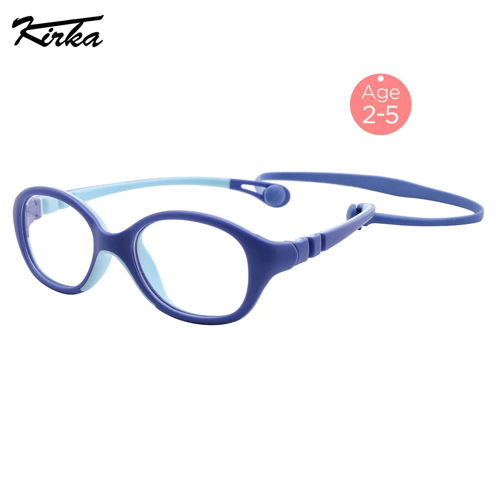 Kirka Kid Glasses Children Kids Eyeglasses Frame Brand Design Kids Cute baby Student Safe Healthy Optical Spectacles Frames TR90