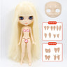 ICY DBS Blyth Doll Joint Body 30CM BJD Toy White Shiny Face and frosted Face with Extra Hands AB and Panel 1/6 DIY Fashion Doll