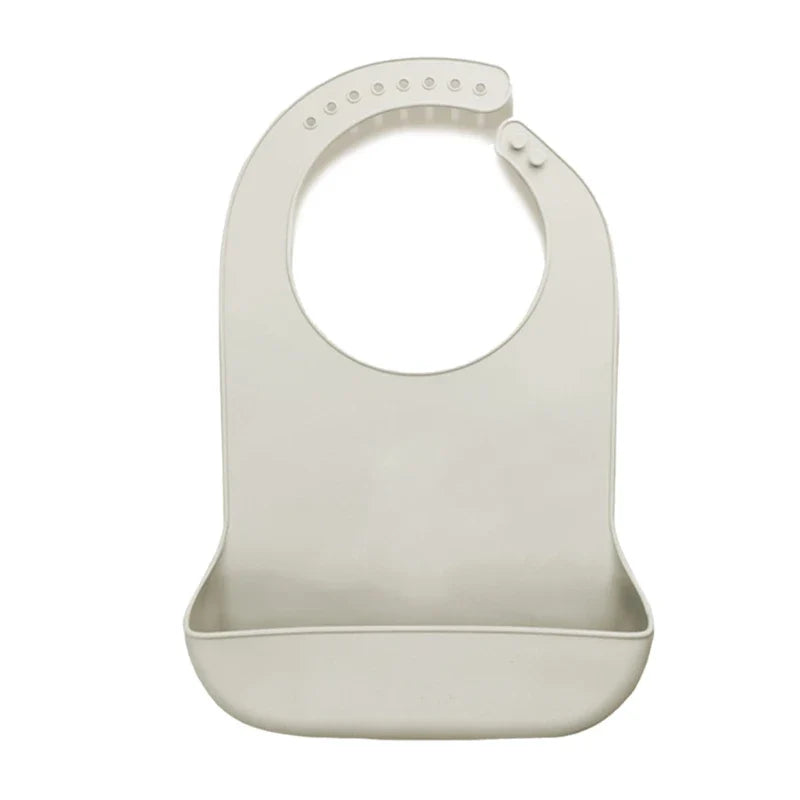 1 Pc Waterproof Adult Mealtime Anti-oil Silicone Bib Protector Disability Aid Apron Senior Citizen Aid Aprons