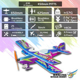 DWH E3005-154E PITTS RC Airplane Aircraft Foam Plane 450mm Wingspan Outdoor Flight Toys for Adults DIY Assembly Brushless Model