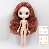 ICY DBS Blyth doll nude 30cm Customized 1/6 bjd with joint body hand sets AB as girl gift special price