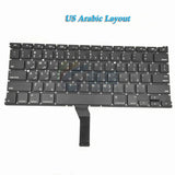 Laptop Replacment US UK AR FR GE IT SP TUR RU Keyboard For Macbook Air 13.3" A1369 A1466 Keyboard 2010-2017 Year