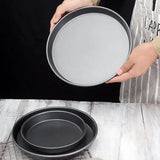 Pink Nonstick Cake Pie Pan Round Plate Marble Carbon Steel Cooker Pan Round Pie Plate Dish Mold Pastry Tools Bakeware