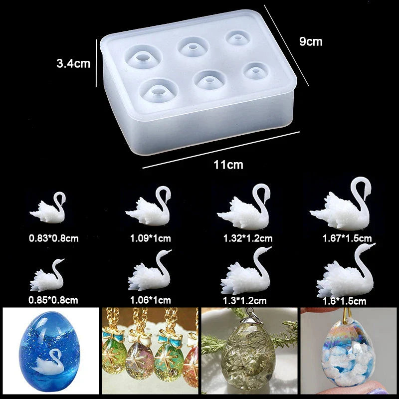 16 Styles Epoxy Casting Molds Set Silicone UV Casting Tools Kits Resin Casting Molds For Jewelry Making DIY Earring Findings