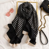 2023 New Plaid Cotton Pashmina Shawl Lady Wrap Warm Winter Scarves Autumn Design Print Female Foulard Beach Stoles Luxury Scarf