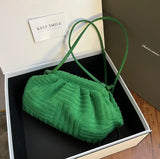 2024 new women fashion towel embossed clutch bag handbag clutch bag large capacity striped versatile casual handbag