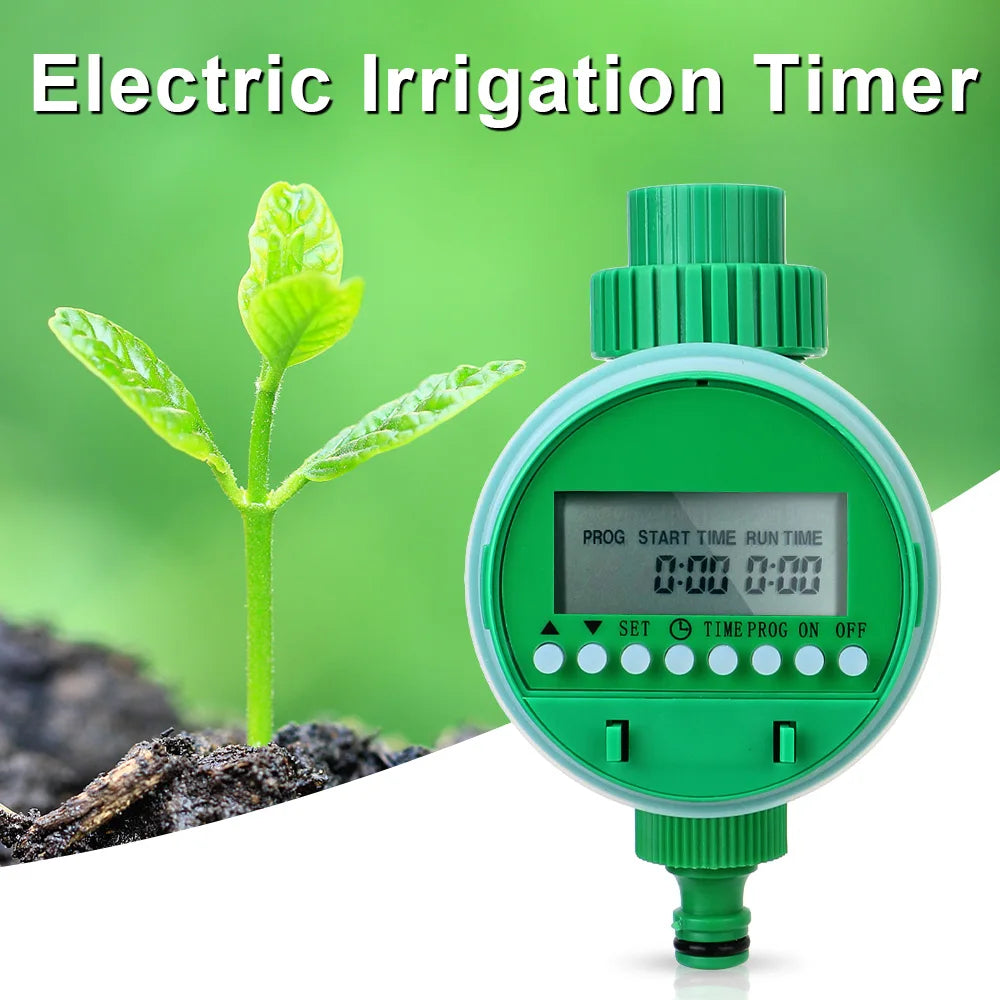 LCD Display Garden Watering Timer Electronic Automatic Drip Irrigation Controller Smart Valve Watering Control Equipment