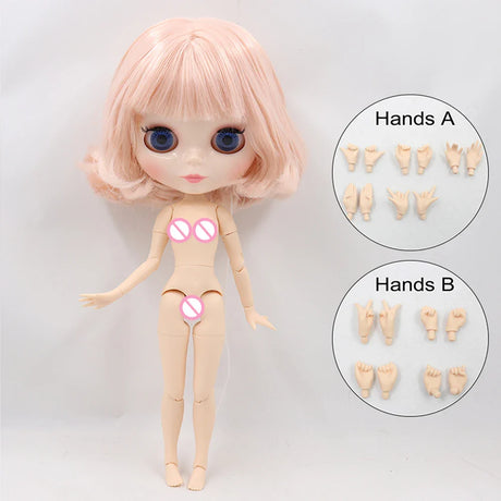 ICY DBS Blyth Doll 1/6 BJD Joint Body White Skin Special Offer On Sale Random Eyes Color 30cm TOY Girls Gift Anime