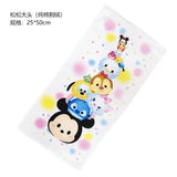 Mickey Mouse Candy Color Princess Printed Cotton  Gauze Face Towel Newborn Baby Cartoon Hand Bathing Bibs Towels Handkerchief