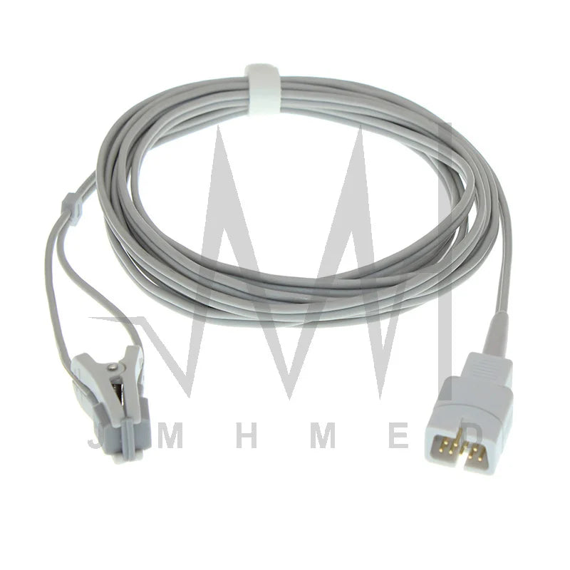 Compatible With Sensor of MEK MP100/110/400/500/600/1000 Monitor,9pin 3m Oximetry Cable Adult/Child/Neonate/Ear/Forehead/Animal.