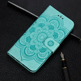 Flower pattern Flip Case For iPhone 11 Pro Max X XS Max XR 15 14 7 Plus 8 Plus 13 12 Mini SE 2020 Wallet Leather Phone Cover