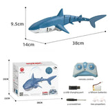 RC Shark Toy 2.4G Remote Control Animals Sharks Submarine Simulation Robots Bath Tub Pool Electric Animal for Kids Boys Children