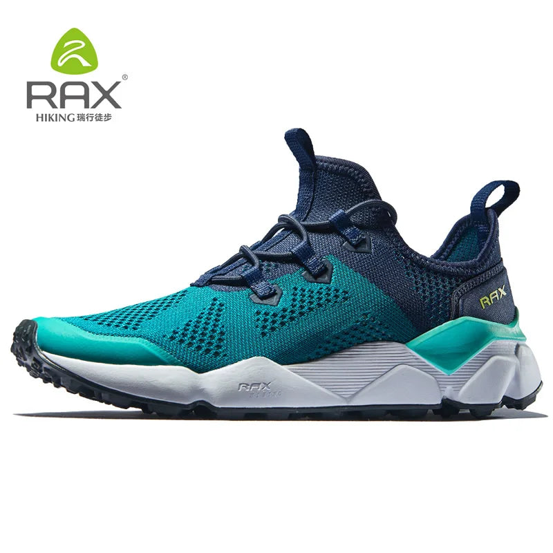 RAX  New Men's Suede Leather Waterproof Cushioning Hiking Shoes Breathable Outdoor Trekking Backpacking Travel Shoes For Men