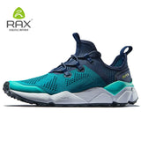 RAX  New Men's Suede Leather Waterproof Cushioning Hiking Shoes Breathable Outdoor Trekking Backpacking Travel Shoes For Men