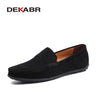 DEKABR Big Size 38~49 Men Loafers Real Leather Shoes Fashion Men Boat Shoes Brand Men Casual Leather Shoes Male Flat Shoes