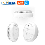 Tuya WiFi Smoke Sensor Fire Protection Top Smoke inlet Detector Smokehouse Combination Fire Alarm Home Security Firefighters