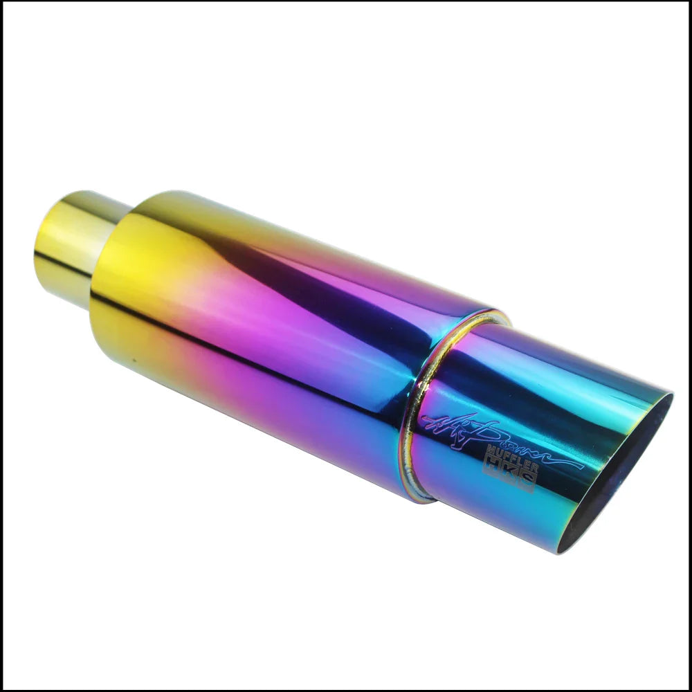 Car motorbike Exhaust systems Muffler Tip Universal Stainless steel ID 51MM 57MM 63MM outlet 89mm styling Silencer tail pipe