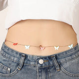 Sexy Body Creative Butterfly Waist Chain Jewelry Waist Chain for Women Beach Charm Bikini Belly Chain Butterfly Waist Chain Belt