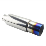 Car motorbike Exhaust systems Muffler Tip Universal Stainless steel ID 51MM 57MM 63MM outlet 90mm styling Silencer tail pipe