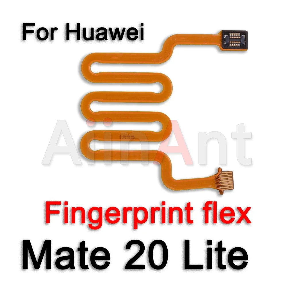 Aiinant Home Power Back Button Touch ID Finger Scanner Fingerprint Sensor Flex Cable For Huawei Mate 20 Lite Pro Spare Parts