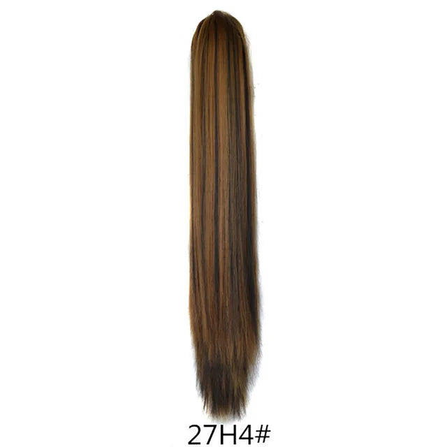 22inch Claw Clip On Ponytail Hair Extension Synthetic Ponytail Extension Hair For Women Pony Tail Hair Hairpiece