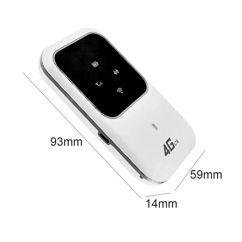 4G Wireless Router LTE Portable Car Mobile Broadband Network Pocket 2.4G Wireless Router 100Mbps Hotspot SIM Unlocked WiFi Modem