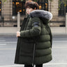 Jacket Winter Men Clothing Streetwear Down Cotton Coat Man Thick Warm Big Fur Hooded Parkas Ropa De Hombre Hiver 669999