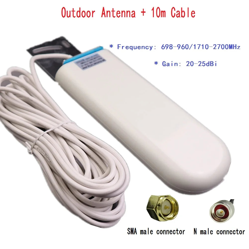 Communication Outdoor antenna for wifi router 2g 3g 4g mobile signal amplifier UMTS LTE Repeater 900 1800 2100 signal booster