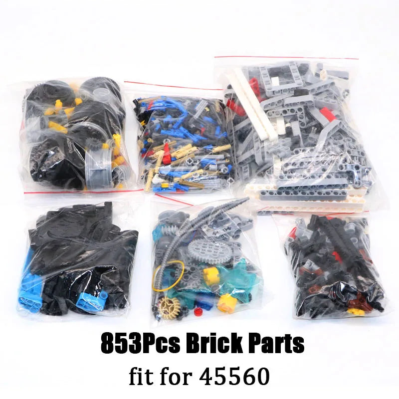 514Pcs Per Pack MOC Building Blocks Bricks Parts Kit fit for Robot EV3 45544 Core Set Mindstorms EV3 9898 Parts 45560 Diy Toys