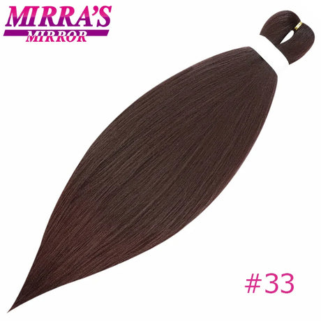 Braiding Hair Extensions Synthetic Hair for Braids Ombre Pre Stretched Jumbo Braids Hair Hot Water Setting Braid Mirra's Mirror