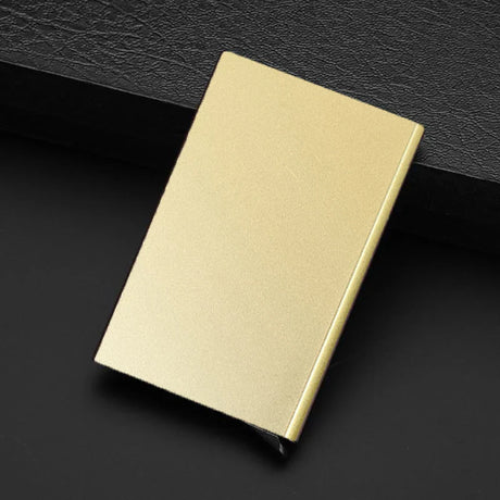 Quality Stainless Steel Credit Card Holder Men Slim Anti Protect Travel ID Cardholder Women Rfid Wallet Metal Case Porte Carte