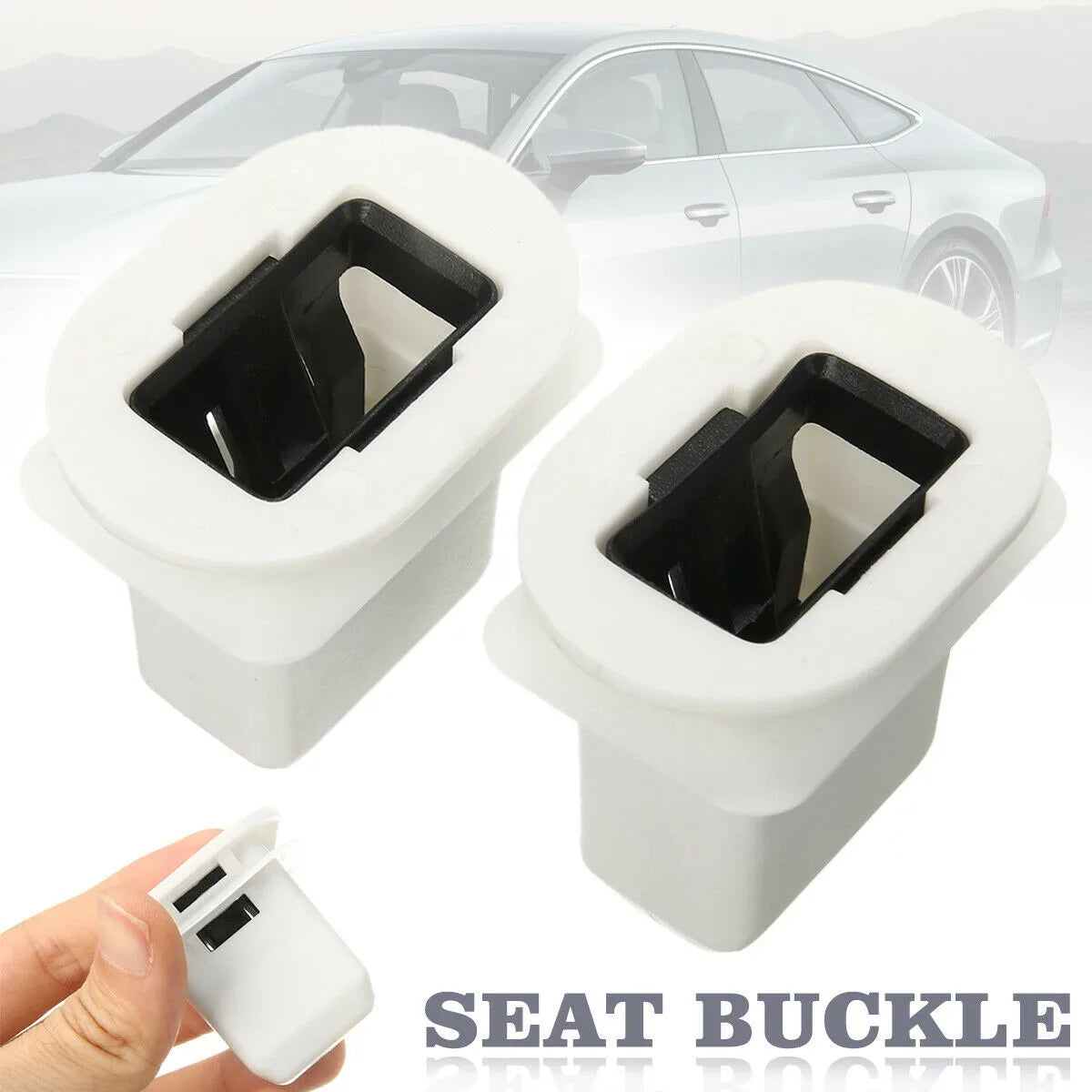 2pcs Plastic Rear Seat Bench Bracket Clip For Q7 A4 A6 S4 S6 New Clip Fasteners For Auto Parts Car Interiors