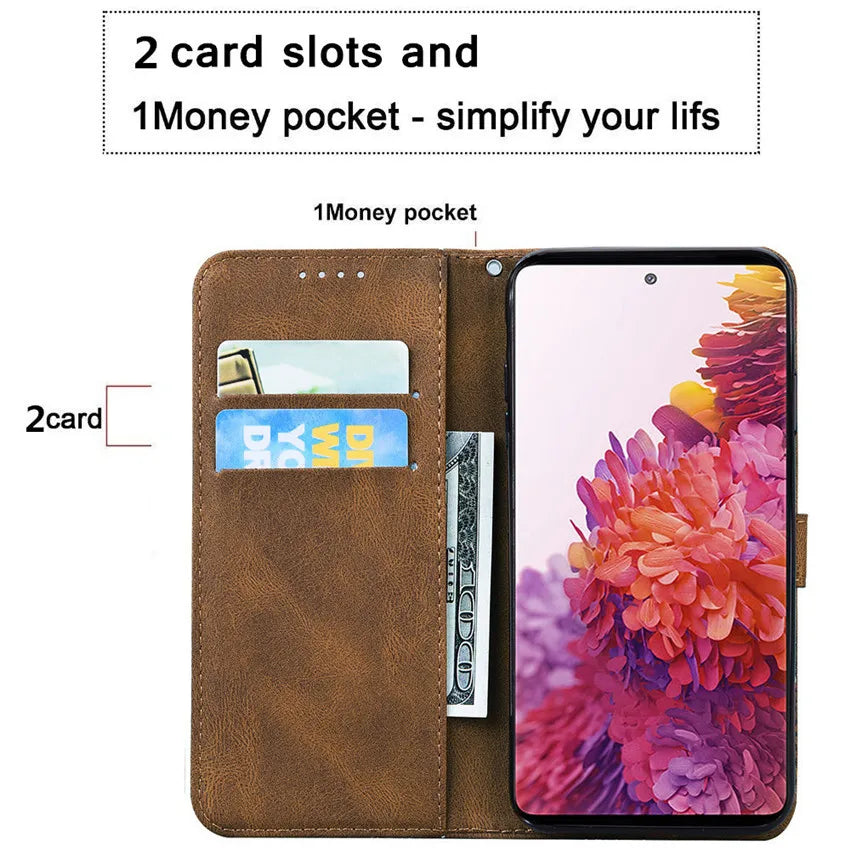 Butterfly Leather Flip Cover For Xiaomi Mi11 Redmi Note 9T 9 9A 9S 8 Pro 8A POCO X3 NFC M3 F3 10 Pro Lite Phone Wallet Book Case